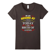 My Life Begins at 62 T-Shirt, Adult 62th Birthday Shirt