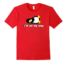 I'm on My Way Lazy Sleeping Penguin Graphic T-Shirt
