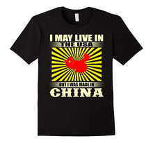 Live in USA Made in CHINA Map T Shirt