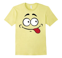 Emoji Halloween Shirt Costume Tongue Out Goofy Face T Shirt