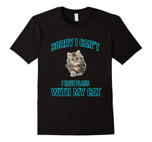 Sorry I Can't I Have Plans With My Cat Cute Cat Gift Shirt