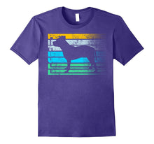 Pitbull Cool Dog Vintage Retro Silhouette Distressed Shirt