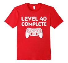 Level 40 Complete T-Shirt 40th Video Gamer Birthday Gift