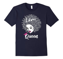 Libra Zodiac Birthday Afro Gift T-Shirt for Black Women