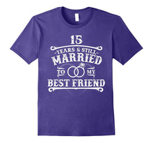15th Wedding Anniversary T-Shirt for Husband/Wife