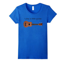 I Play a "Little Guitar" Funny Pun Ukulele T-Shirts