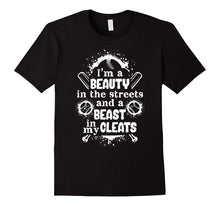 I'm a Beauty in the Streets Beast Cleats Softball T-Shirt