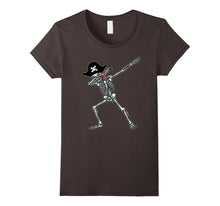 Dabbing Skeleton T-Shirt Pirate Hat Dab Hip Hop Skull Gift