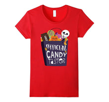 Official Candy Taster Halloween Shirt for Parents Mom Dad