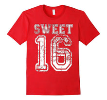 16th Birthday Shirt Gift Sweet Sixteen 16 Vintage Varsity