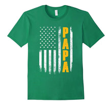 2017 Proud Papa Fathers Day Gifts Shirt From Grandchildren