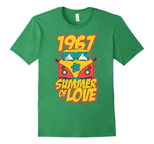 1967 Summer of Love Hippie Peace Van T-Shirt Happy Camper
