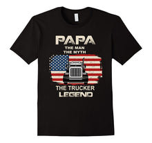 Papa Myth the Trucker Legend | Truck Driver T Shirt