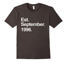 Est September 1996 Shirt Awesome 21st Birthday Gifts TShirt
