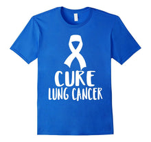 Lung Cancer Awareness White Ribbon Cure Support Shirt