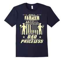 Farmer T-Shirt Farmer Being a Dad Tee Gift Shirt