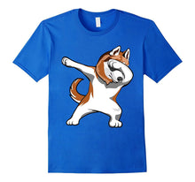 Dabbing Husky Huskies Dog Pup Fun T-Shirt