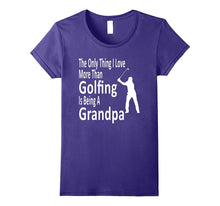 Funny Golf Shirt for Grandpa Novelty Father's Day Gift Tee