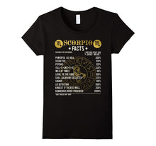 Scorpio Facts T-Shirt Scorpio Awesome Horoscope