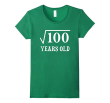 Square Root of 100 10 Yrs Years Old 10th Birthday T-Shirt