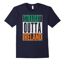 STRAIGHT OUTTA IRELAND Irish Flag St. Patrick's Day T-Shirt