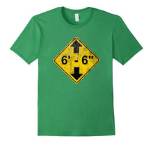 6' 6" Funny Tall Person T-Shirt - Distressed Design