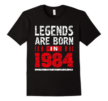 33th Year Old Man Shirt Gift Legends Are Born in 1984 Tee