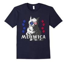 Meowica 4th of July Funny Cat T-Shirt