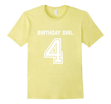 4th Birthday Shirt Gift Age 4 Year Old Girl Tshirt Girls Tee
