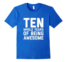 10th Birthday Shirt Gift Age 10 Year Old Boy Girl Tshirt Tee
