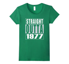 40th Years Old Birthday Gift T-Shirt - Straight Outta 1977