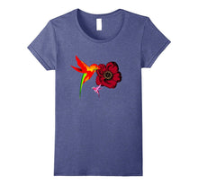 Hummingbird Mother Blossomed Flower Tshirt