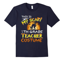 My Scary 5th Grade Teacher Costume Shirt Cat Moon Halloween