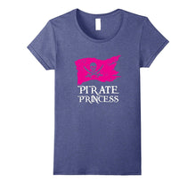 Pirate Princess Shirt Pink Ladies Flag Skull and Swords