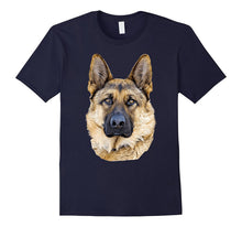 German Shepherd Dog Portrait Detailed Animal Novelty T-Shirt