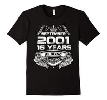 18th Birthday Gift 16 Year Old Bday September 2001