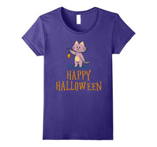 Happy Halloween T-Shirt. Cat and Mouse T Shirt. Funny Tee