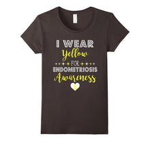 I Wear Yellow for Endometriosis Awareness Support Shirt