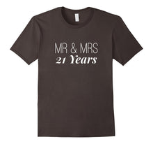 21st Wedding Anniversary Tshirt Cute Couples Men Womens Gift