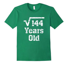 12th Birthday Gift Idea Square Root of 144 Years Old T-Shirt