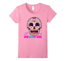CUTE: Day of the Dead SUGAR SKULL BIRTHDAY GIRL Shirt Gift