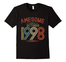 Awesome Since October 1998 Funny T-Shirt 19th Birthday Tee