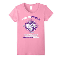 I Wear Purple for My Grandma - Pancreatic Cancer T-Shirt