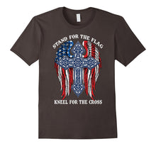 Stand for the Flag Kneel for the Cross Patriotic Tee