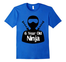 6 Year Old Ninja Birthday Gift Idea for Kids T-Shirt