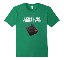 Level 40 Complete Retro Video Games 40th Birthday Fun TShirt