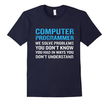 Computer Programmer Job Definition T-Shirt Funny Quote Geek