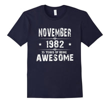 35 Year Old Shirt. Gift for Birthday November 1982 Shirt
