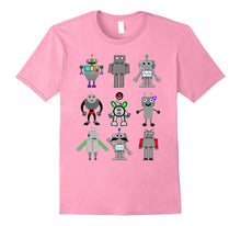 Robots T-Shirt Vintage Toy Robot Collection Retro Cool Gift