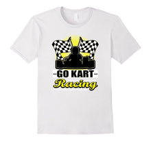 Go Kart Racing Funny Yellow Silhouette T-Shirt